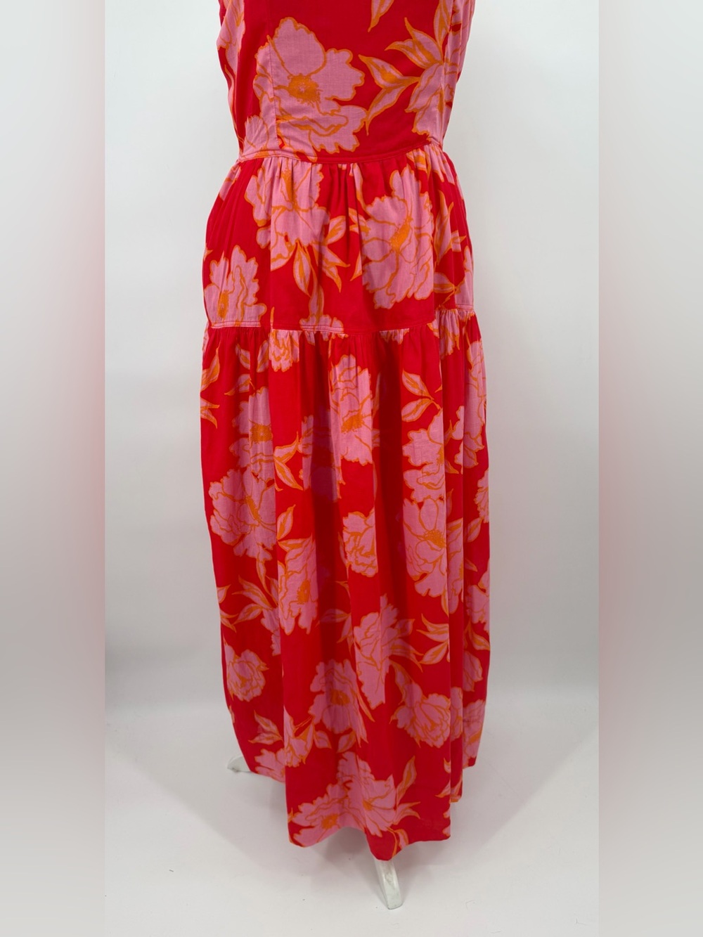 Vici Red & Pink Floral Maxi Dress - Picture 8 of 13